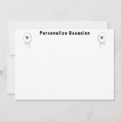 Funny Country Western Cow Ranch and Farm Style  招待状 (裏面)