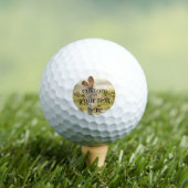 Funny Couple Face Custom Golf Balls Gift ゴルフボール (インサイチュ 木)