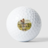Funny Couple Face Custom Golf Balls Gift ゴルフボール (正面)