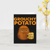Funny Couple Sweet Tato & Grouchy Tato カード (黄色い花)