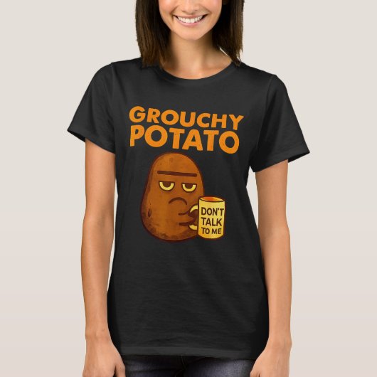 Funny Couple Sweet Tato &amp; Grouchy Tato  Tシャツ (正面)