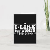 Funny Couples Quotes I Like My Women A Little Bit  カード (正面)