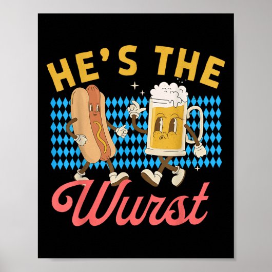 Funny Couples Shes A Brat Hes The Wurst ポスター (正面)