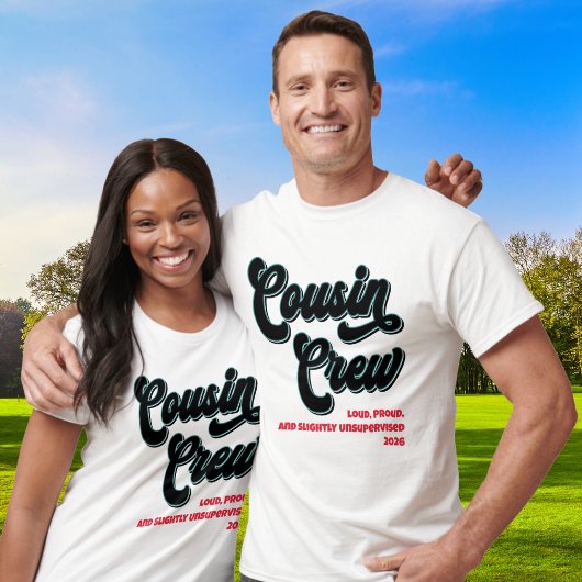 Funny Cousin Crew Family Reunion Tシャツ