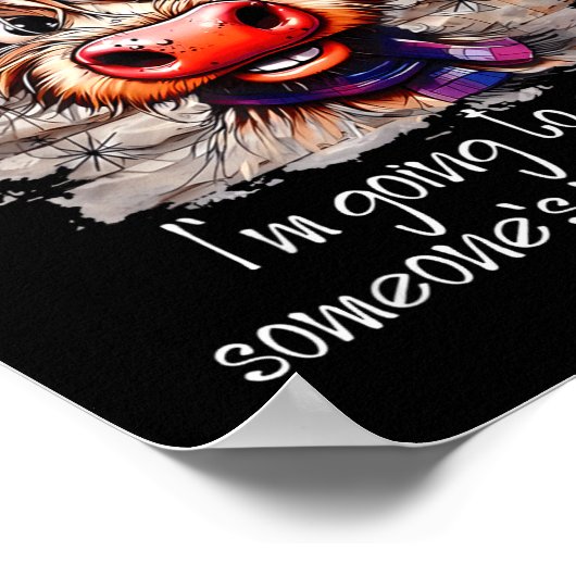 Funny Cow I Think I'm Gonna Get On Someone's Nerve ポスター (角)