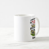 Funny Cow Mug – Thinking About Holstein Cows コーヒーマグカップ (正面右)