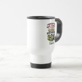 Funny Cow Mug – Thinking About Holstein Cows トラベルマグ (正面右)