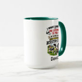 Funny Cow Mug – Thinking About Holstein Cows マグカップ (正面右)