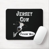 Funny Cow Shirt New Jersey Cow Lover Farm Animal R マウスパッド (マウス)