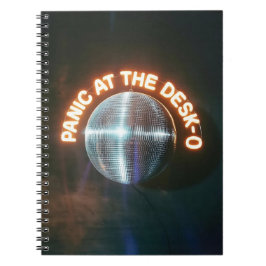 Funny Coworker Gift - Panic at the Desk Disco Ball ノートブック