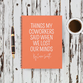 Funny Coworker Journal for Hospital Staff & Doctor ノートブック