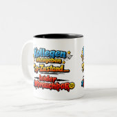 Funny Coworker Quote – Office Humor Design ツートーンマグカップ (正面左)