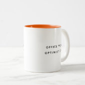 Funny Coworker Quotes Office Humor Gift Mug ツートーンマグカップ (正面右)