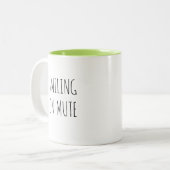 Funny Coworker Quotes Office Humor Gift Mug ツートーンマグカップ (正面左)