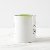 Funny Coworker Quotes Office Humor Gift Mug ツートーンマグカップ (中央)