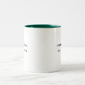 Funny Coworker Quotes Office Humor Gift Mug ツートーンマグカップ (中央)