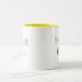Funny Coworker Quotes Office Humor Gift Mug ツートーンマグカップ (中央)