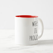 Funny Coworker Quotes Office Humor Gift Mug ツートーンマグカップ (正面右)