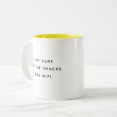 Funny Coworker Quotes Office Humor Gift Mug ツートーンマグカップ (正面左)