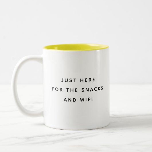 Funny Coworker Quotes Office Humor Gift Mug ツートーンマグカップ (左)