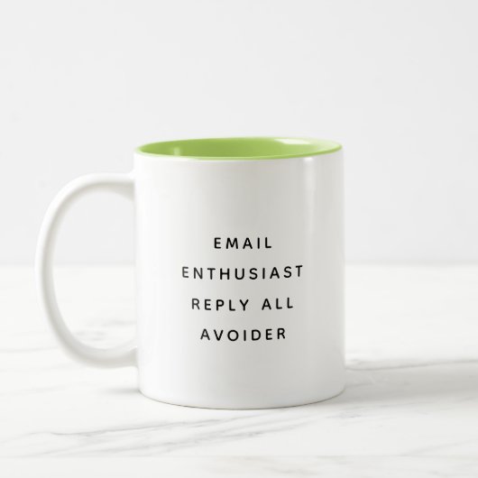 Funny Coworker Quotes Office Humor Gift Mug ツートーンマグカップ (左)