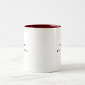 Funny Coworker Quotes Office Humor Gift Mug ツートーンマグカップ (中央)