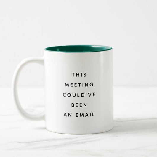 Funny Coworker Quotes Office Humor Gift Mug ツートーンマグカップ (左)