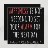 Funny coworker retirement セーブザデート (正面/裏面)