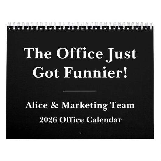 Funny Coworker Wall Calendar 2026 カレンダー (カバー)