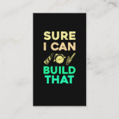 Funny Craftsman Dad Woodworking Husband 名刺 (正面)