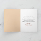 Funny Crazy Cat Lady Era Colorful Happy Birthday  カード (内部)