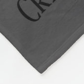 Funny Crazy Chicken Lady Word Art  フリースブランケット (角)