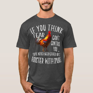 Funny Crazy Rooster Chicken Farm Tシャツ