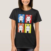 Funny Creative Bunny Rabbit Tシャツ (正面)