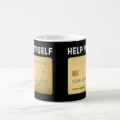 Funny Credit Card Coffee Mug コーヒーマグカップ (中央)