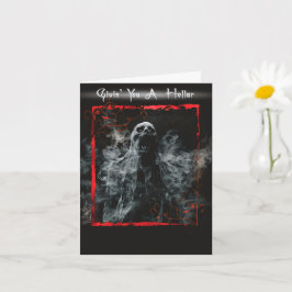 Funny Creepy Halloween Greetings カード