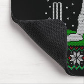 Funny Cricket Player Driving Home For Christmas Sw マウスパッド (コーナー)