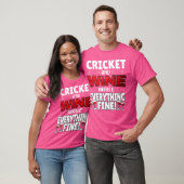Funny Cricket Wine Gif Cute Sports Tシャツ (ユニセックス)