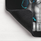 Funny Cringe Sigma Wolf Certified Gooner  マウスパッド (コーナー)