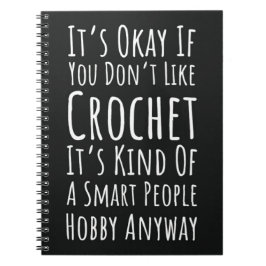 Funny Crochet Gifts For Men Crocheter Yarn ノートブック