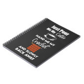 Funny Crochet Gifts Yarn Crocheting Crocheter ノートブック (左側)