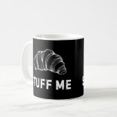 Funny Croissant Coffee Mug コーヒーマグカップ (正面左)