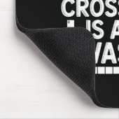 Funny Crossword Puzzle Word Game Nerd マウスパッド (コーナー)