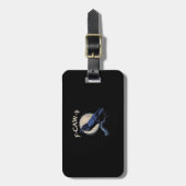 Funny Crow F-Caw-F Crow Lover Creative Casual ラゲッジタグ (正面縦)