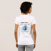 Funny Cruise Go Shopping Teal Personalize Tシャツ (裏面フル)