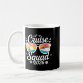 Funny Cruise Squad 2026 Summer Vacation Matching F コーヒーマグカップ (左)