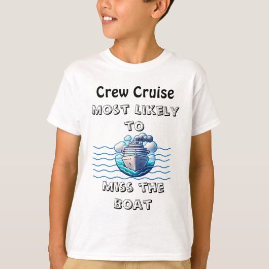 Funny Cruise Teal Miss the Boat Personlize Tシャツ (正面)