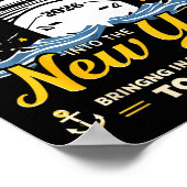 Funny Cruising Into 2026 New Year Matching Family  ポスター (角)