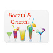Funny Cruse Door Stateroom Magnet Drinks Cocktails マグネット (横)