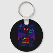 Funny Crypto Energy Environmental Satire Gift Tank キーホルダー (正面)